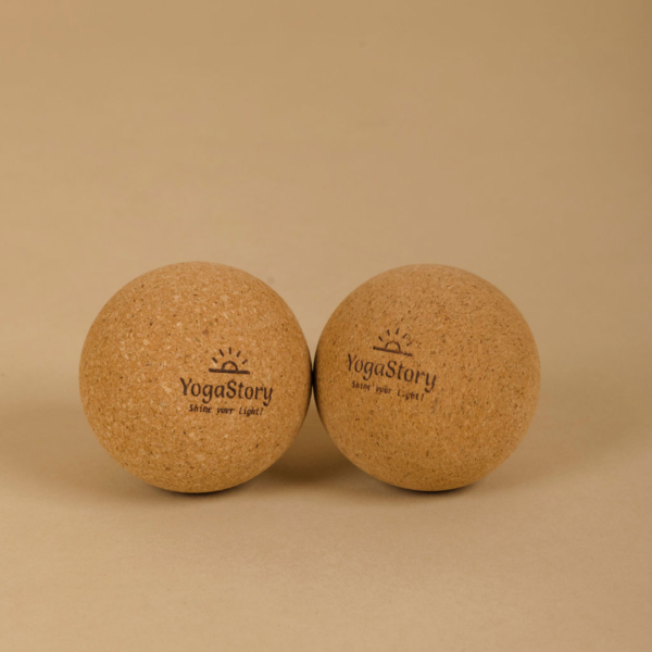 Cork massage balls - 1 pair
